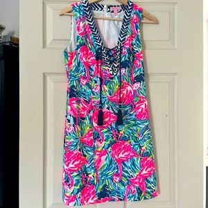 Lilly Pulitzer Dress Flaming Print, Size 2